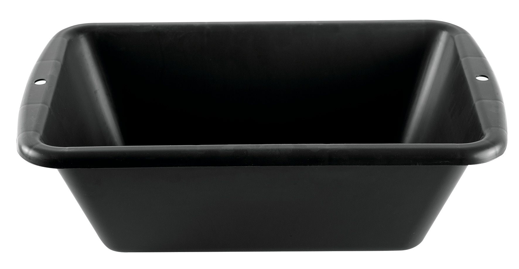 auge de maçon plastique noir avec poignées - cont. 10 Litres - dim.  44x34x10 cm